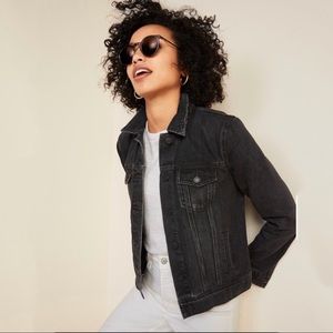 Women’s black jean jacket